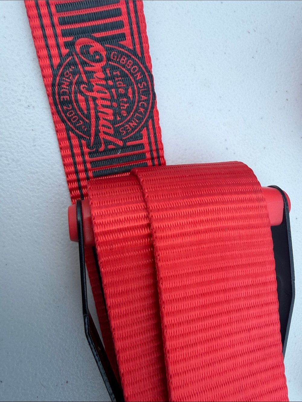 Original Red Slackline Ratchet Strap -